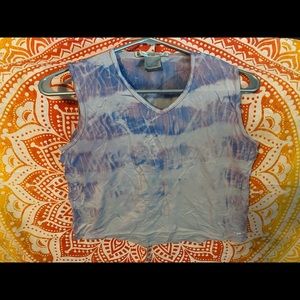 Nike hand dyed crop top